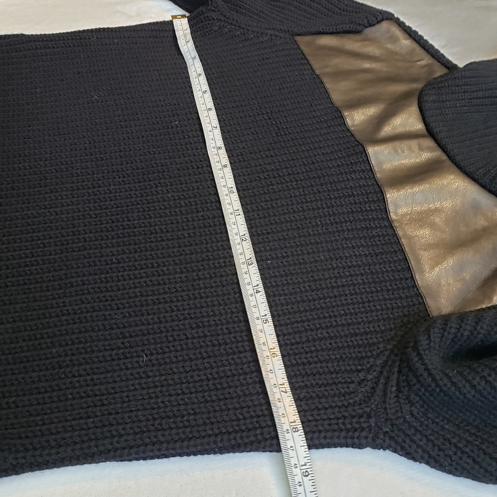 ANN TAYLOR Black Sweater Turtleneck Dress Med or Large PLEASE CHECK PICTURES - Picture 6 of 16
